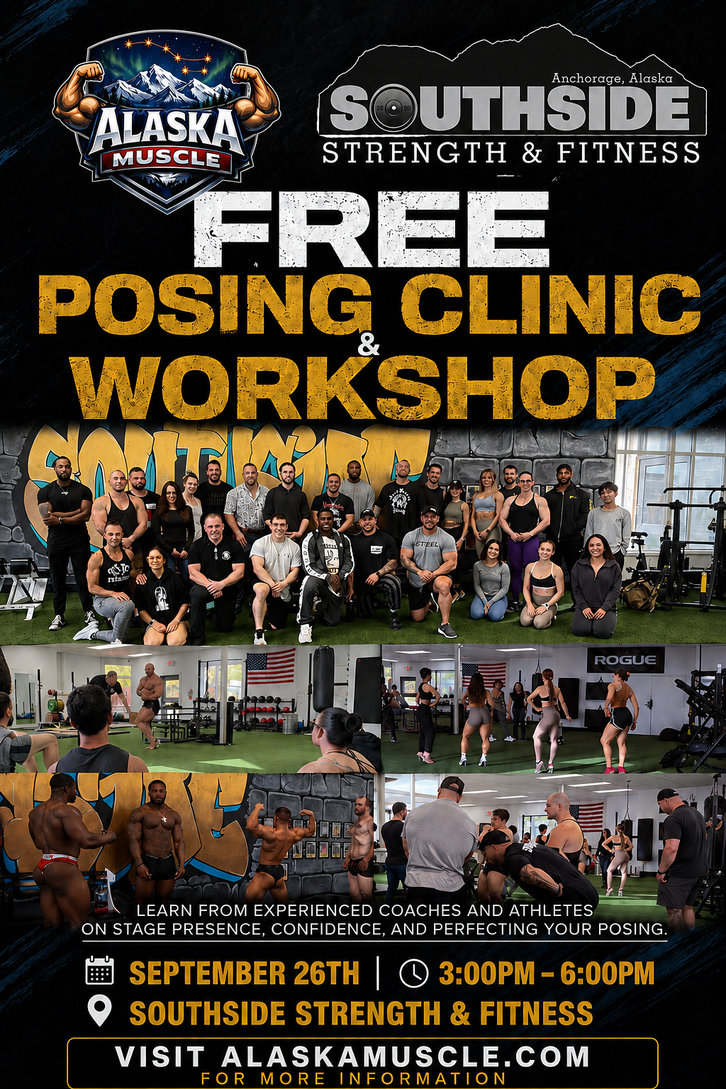 Fall 2026 Alaska Muscle Posing Clinic